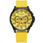 Kensington Master K0053 ur til Herre med Gul urskive på 48 mm i diameter og Silikonerem urrem i Gul