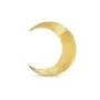 Jane Kønig Big Half Moon Ørering Single Guldbelagt Sølv MHMS-XJK24-1-G