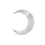 Jane Kønig Big Half Moon Ørering Single Sølv MHMS-XJK24-1-S