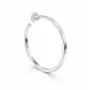 Jane Kønig Olympia 43 Ørering Single Rustfrit Stål OH43-SS26-SS-S