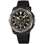 Festina Chrono Bike F20726/3 ur med Sort urskive og en urkasse på 46 mm i diameter og en Gummirem i Sort