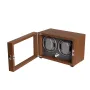 Mulhouse Watch Winder i Brun Træ med plads til 2 ure