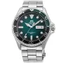 Orient Kamasu Mako III Diver Automatic RA-AA0811E ur med Blå urskive og en urkasse på 42 mm i diameter og en Lænke i Sølv