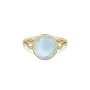 Julie Sandlau Prime Ring Milky Aqua Ring Guldbelagt Sølv RI248GD