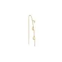 Jane Kønig Small Half Moon NO. 2 Chain earring Ørering Single Rustfrit Stål SHMC-AW26-SS-G