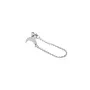 Jane Kønig Single Half Moon NO. 2 Chain Stud Ørering Single Rustfrit Stål SHMS-AW26-SS-S