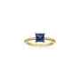 Sif Jakobs Ellera Quadrato Ring Guldbelagt Sølv SJ-R42280-BLCZ-YG