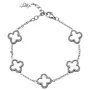 SKØR Clove White Armbånd Rustfrit Stål SK0035