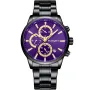 Studsgaard S0020 ur med Lilla urskive og en urkasse på 42 mm i diameter og en Lænke i Sort