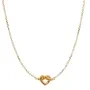 Jane Kønig Tied Heart Necklace Halskæde Guldbelagt Sølv THN-AW25-G