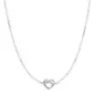Jane Kønig Tied Heart Necklace Halskæde Sølv THN-AW25-S