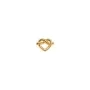 Jane Kønig Tied Heart Stud Ørering Single Guldbelagt Sølv THS-AW25-G