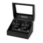 Dissing Watch Winder 4 ure Sort Imiteret Læder 0000272