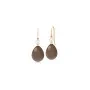 Julie Sandlau Elina Chocolate moonstone Øreringe Guldbelagt Sølv YG14-HKS829WHPLCHMN