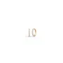 Julie Sandlau Lulia Hoops Mini Øreringe Guld 0,16 ct. YG14-HPS158