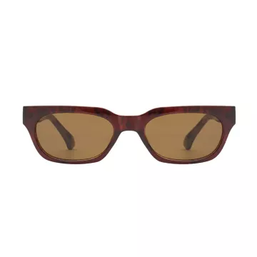A. Kjærbede Bror solbriller Demi Light Brown Transparent i Brun