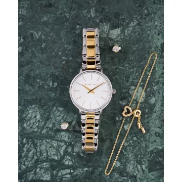 Michael Kors Pyper Gavesæt Dame MK1041 som indeholder Armbånd, Ur, Øreringe til Dame