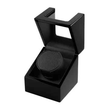 Mulhouse Watch winder i Sort Træ med plads til 1 ur