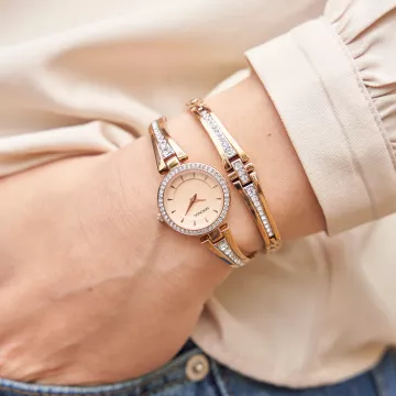 Sekonda Gavesæt 2533G.76 som indeholder Armbånd, Halskæde, Ur til Dame