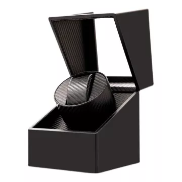 Mulhouse Watch winder i Sort Træ med plads til 1 ur