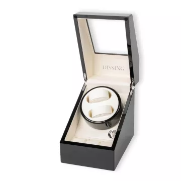 Dissing Watch winder i Sort Træ med plads til 3 ure