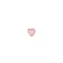 STINE A Jewelry Petit Love Heart Ørering Single Guldbelagt Sølv 1181-02-Light Pink