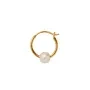 STINE A Jewelry Big Pearl Berrie Ørering Single Guldbelagt Sølv 1354-02-S