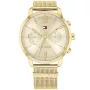 Tommy Hilfiger Blake 1782302 ur med Guld urskive og en urkasse på 38 mm i diameter og en Meshlænke i Guld
