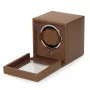 Wolf Cub Watch Winder 1 ur Brun Imiteret Læder 461127