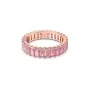 Swarovski Matrix Ring Rosaforgyldt Sølv 5647589