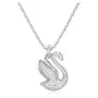 Swarovski Swan Pendant Halskæde Rustfrit Stål 5647872