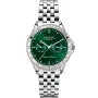 Dissing Ladies D1249 ur til Dame med Grøn urskive på 38 mm i diameter og Lænke urrem i Stål