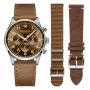 Dissing Pilot Special Edition D1438 ur med Brun urskive og en urkasse på 42 mm i diameter og en Natorem i Brun