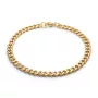 Captena Panzer Golden Steel Bracelet 5 mm Armbånd Rustfrit Stål DU20016