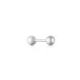 Ania Haie Sphere Barbell Ørering Single Sølv E035-02H