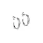 Enamel Ane Small Hoops Øreringe Sølv E289SM