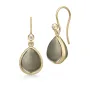 Julie Sandlau Paloma Earrings Smokey Øreringe 18 kt. Forgyldt Sølv HKS631GDSMCRCZ