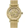 Ingersoll 1892 The Herald Automatic I00413 ur med Guld urskive og en urkasse på 40 mm i diameter og en Meshlænke i Guld