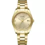 Lugano Elegance L0002 ur med Guld urskive og en urkasse på 19 mm i diameter og en Lænke i Guld