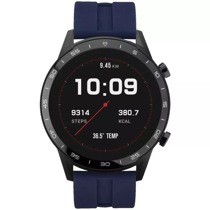 Produktbild von Sekonda - Smartwatch Für Herren Mit Silikonarmband In Schwarz
