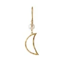 STINE A Jewelry Bella Moon Ørering Single Guldbelagt Sølv 1282-02-S