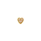 STINE A Jewelry Petit J'adore Ørering Single Guldbelagt Sølv 1405-02-S