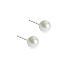 Blomdahl Pearl Øreringe Titanium 15-1231-59