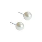 Blomdahl Pearl Øreringe Titanium 15-1232-59