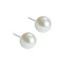 Blomdahl Pearl Øreringe Titanium 15-1235-59