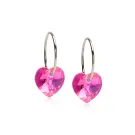 Blomdahl Heart Øreringe Titanium 15-1255-03