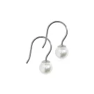 Blomdahl Mini Pendant Pearl Øreringe Titanium 15-1280-59