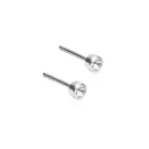Blomdahl Bezel Øreringe Titanium 15-1402-01