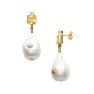ANNI LU Baroque Bling Øreringe Guldbelagt Messing 180-02-38