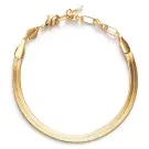 ANNI LU Snake Charmer Armbånd Guldbelagt Messing 201-40-47
